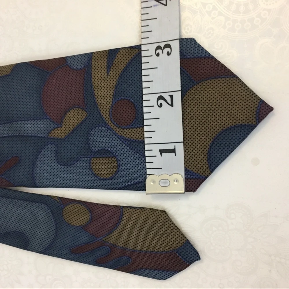 DANIEL CRAIG 007‎ DESIGNER BLUE Silk Tie 3/56